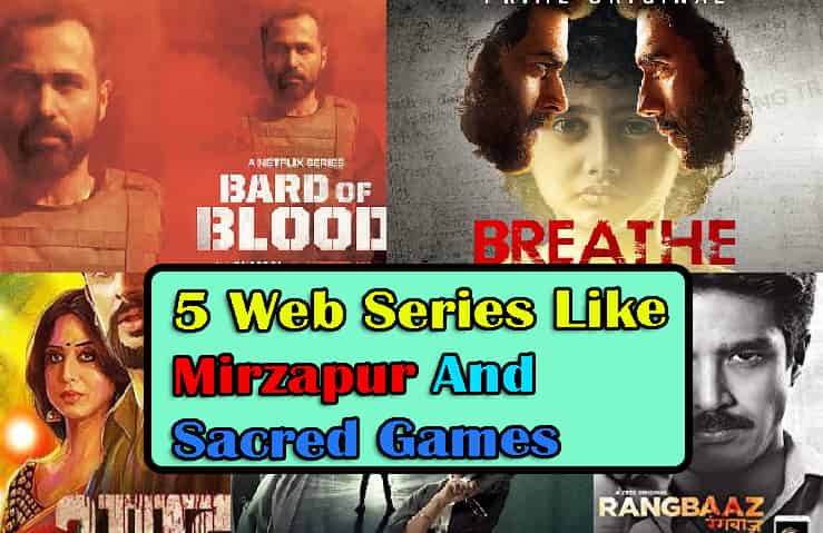 Series like Mirzapur, web series like Mirzapur, best web series like Mirzapur and Sacred games, Similar web series like Mirzapur,