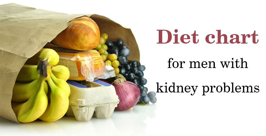 Diet chart for men with kidney problems